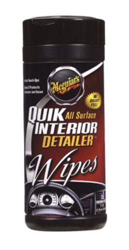 Meguiar's G-13600 Quik Interior Detailer Wipes, 25-7" x 9"