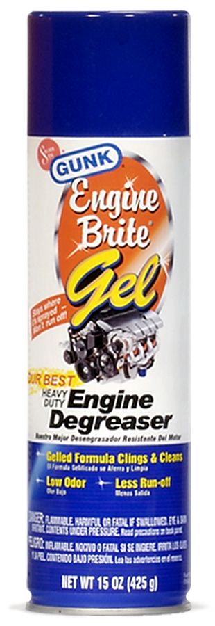 Gunk EBGEL Engine Brite Gel Degreaser, 15 Oz