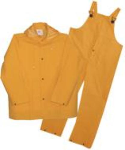 Boss 3PR0300YM Three Piece Rain Suit, 35 Mil, Yellow