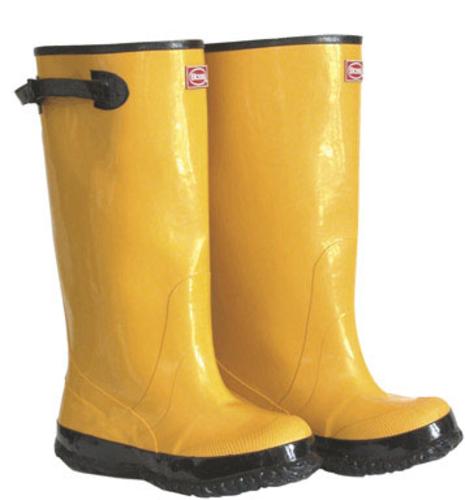 Boss 2KP448107 Over The Shoe Rubber Leggin Boot, Size 7, Yellow