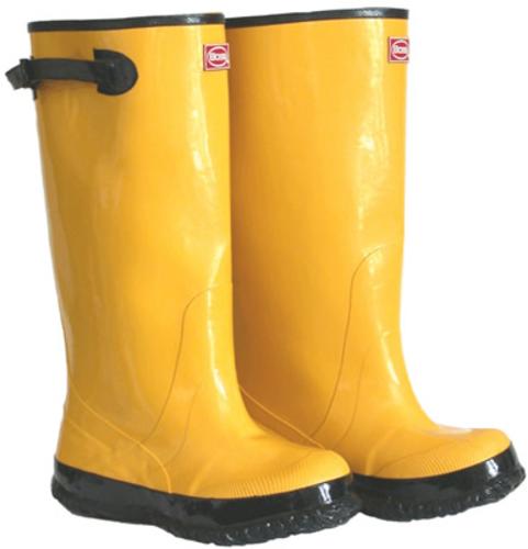 Boss 2KP448111 Over The Shoe Rubber Leggin Boot, 11, Yellow