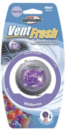 Medo VNTFR-49 Vent Fresh Scented Oil Air Freshener, Wildberries Scent