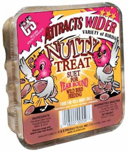 C & S 12559 Nutty Suet Treat 11.75 Oz