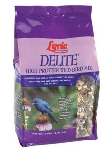 Lyric 26-47403 Delite Wild Bird Food, 5 lbs
