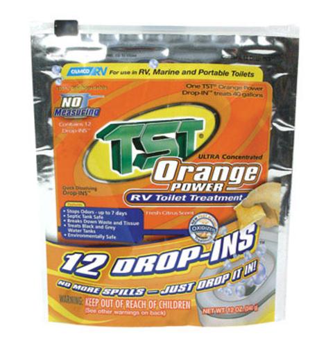 Camco 41189 Orange Power Drop Ins RV Toilet Treatment