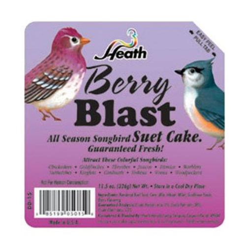 Heath DD-15 Berry Blast Suet Cake, 11.25 Oz