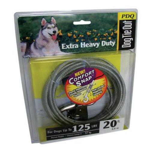 Boss Pet Q5720SPG99 PDQ Tie-Out With Spring, 20 Feet