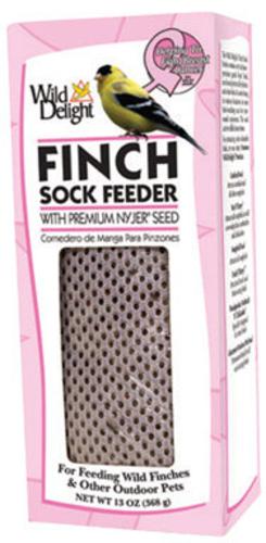 Wild Delight 383040 Finch Sock With Nyjer Seed Pink