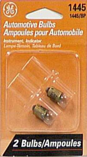 GE 12329 Miniature Bayonet Bulb #1445-BP, 12 V, G3-1/2