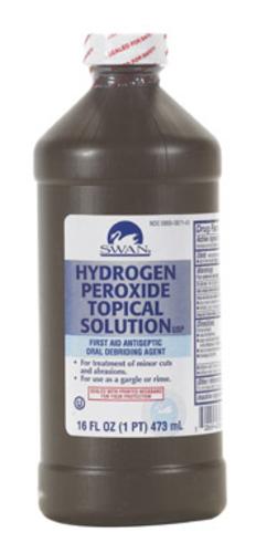 Swan S12794V Hydrogen Peroxide, Antiseptic Solution, 16 Oz.