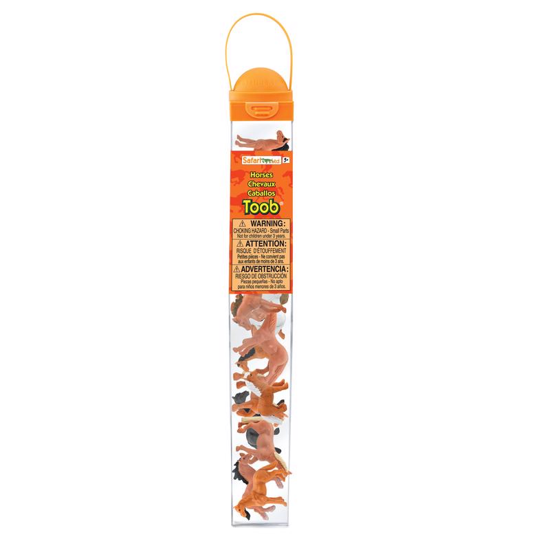 Safari Ltd 695604 Toobs Horses Toy, Plastic, Assorted