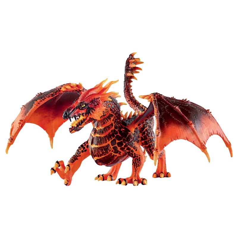 Schleich 70138 Eldrador Lava Dragon Toy, Plastic, Multicolored