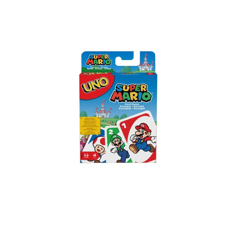 Mattel Super Mario Uno Card Game Multicolored 112 pc
