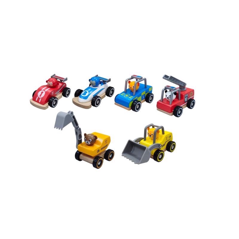 Hape E0486PREPACK Wild Riders Vehicle Set, Multicolored