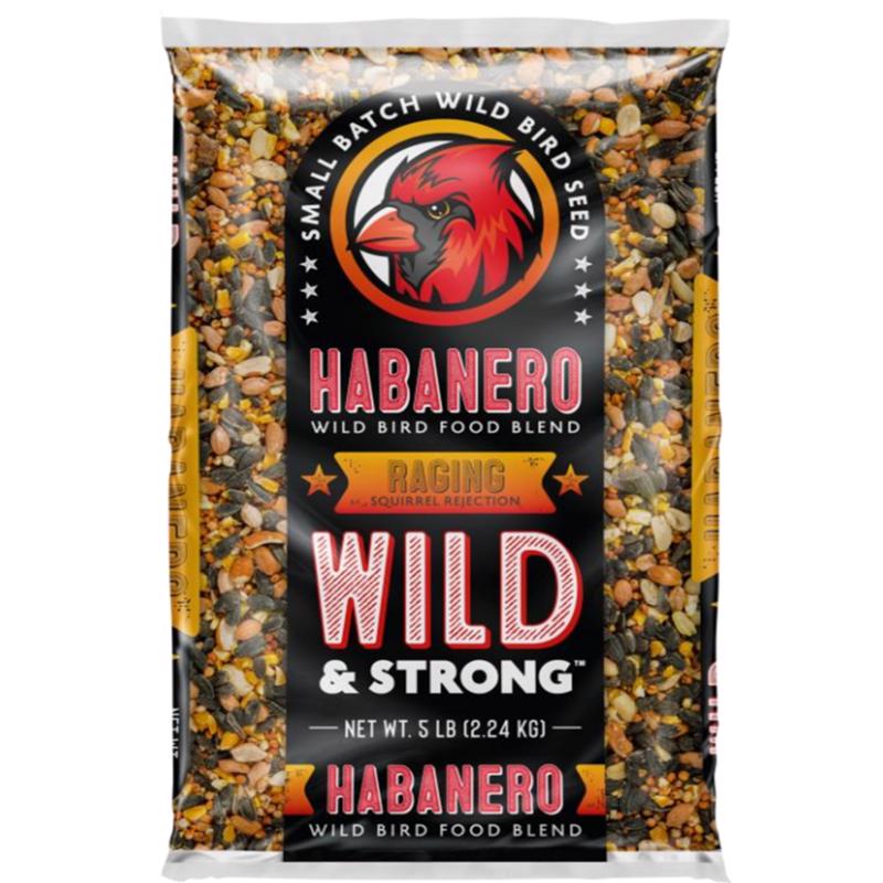 Small Batch 14462 Wild & Strong Raging Songbird Habanero Wild Bird Food, 5 lb