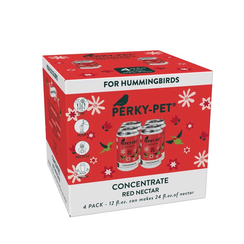 Perky-Pet 534 Hummingbird Sucrose Nectar Concentrate, 4 pk