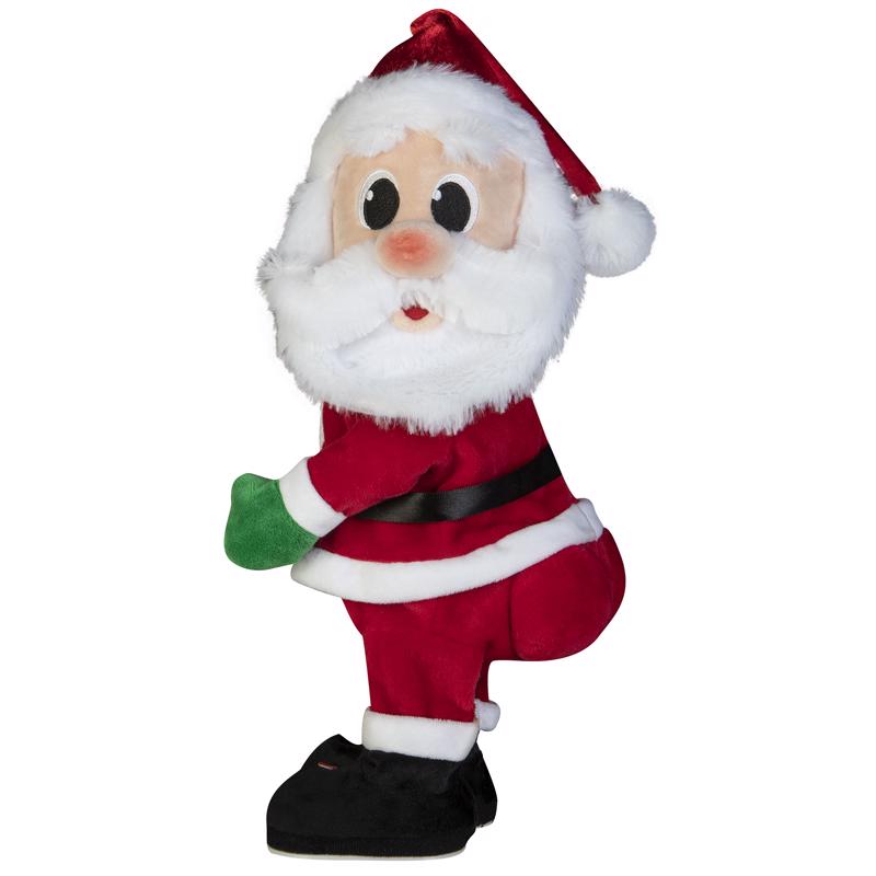 Gemmy 880299 Cheek to Cheek Christmas Twerking Santa, Multicolored
