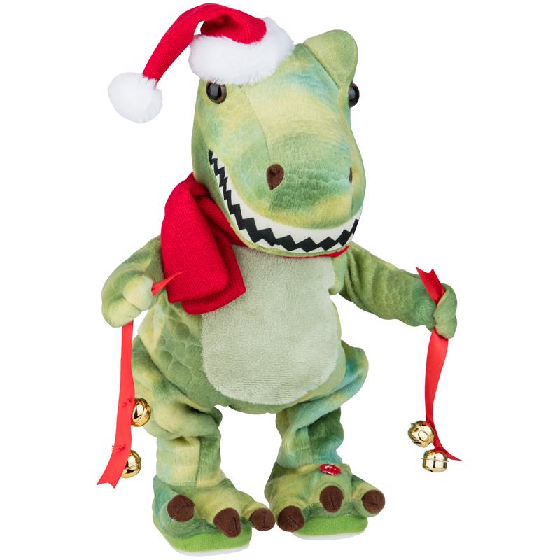 Gemmy 112462 Waving Twisting T-Rex Christmas Dragon, Multicolored