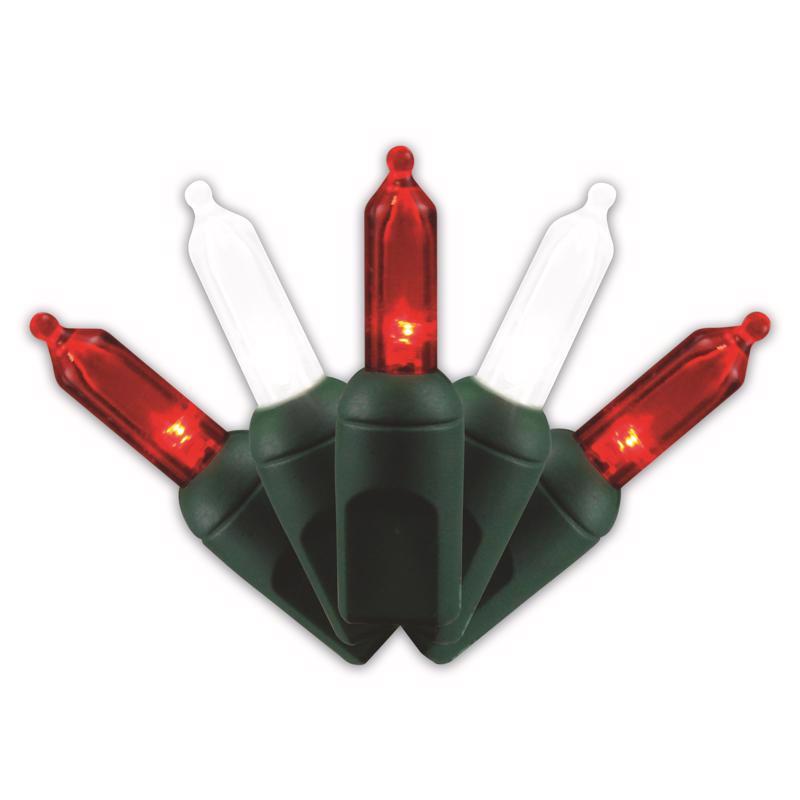 Celebrations T550CCSA Platinum LED T5 String Christmas Lights, Red/White
