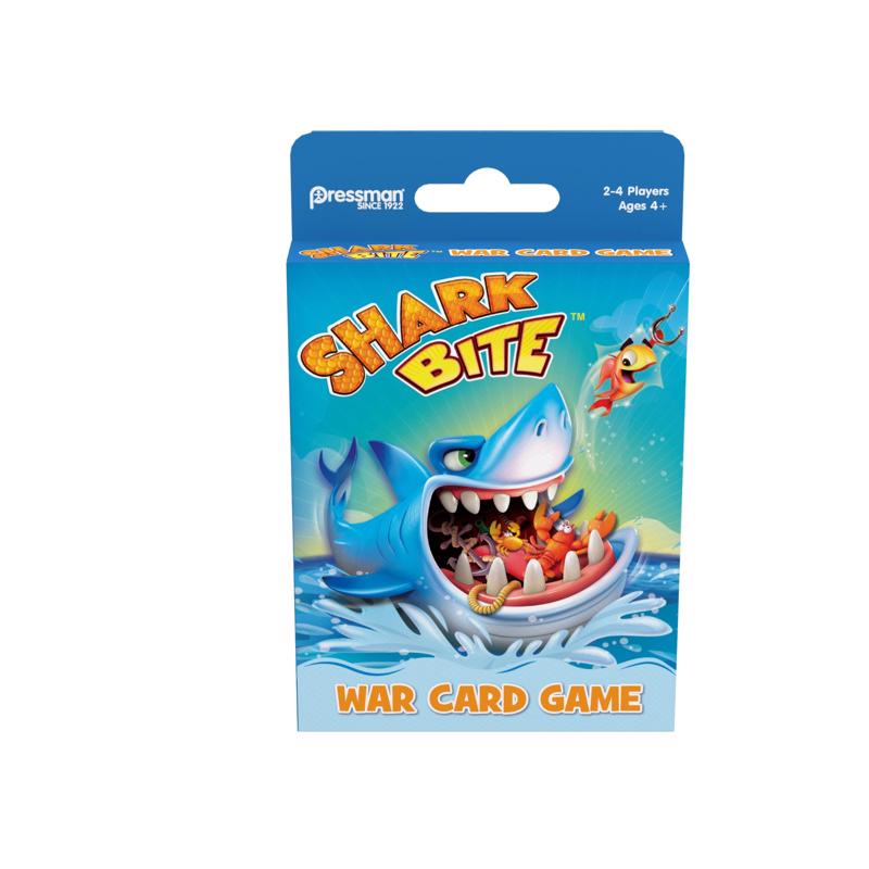Pressman 108592 Shark Bite Wild Card Game, Multicolored
