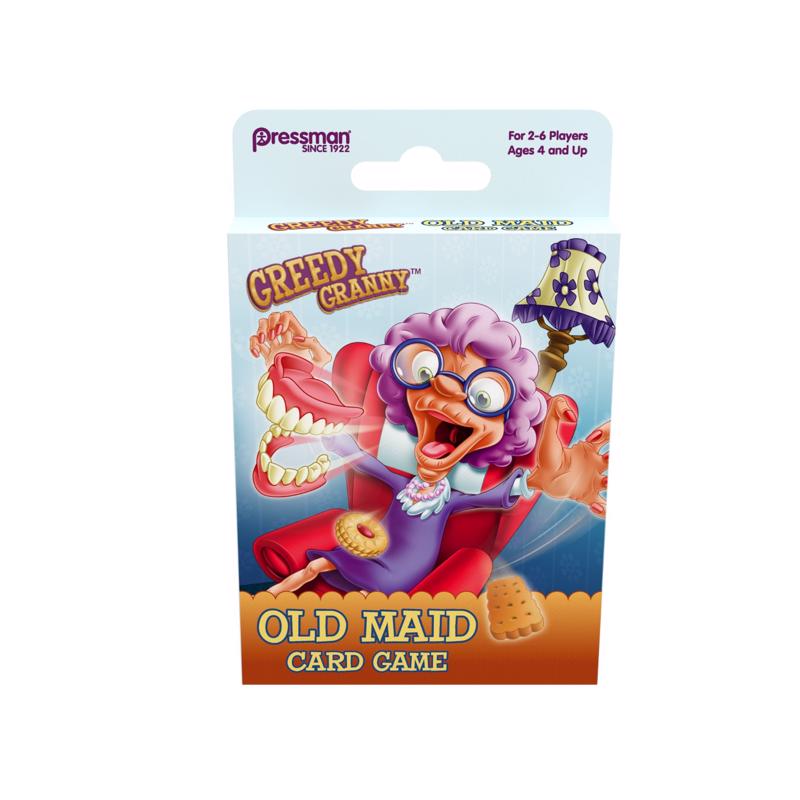 Pressman 108591 Greedy Granny Old Maid Card Game, Multicolored