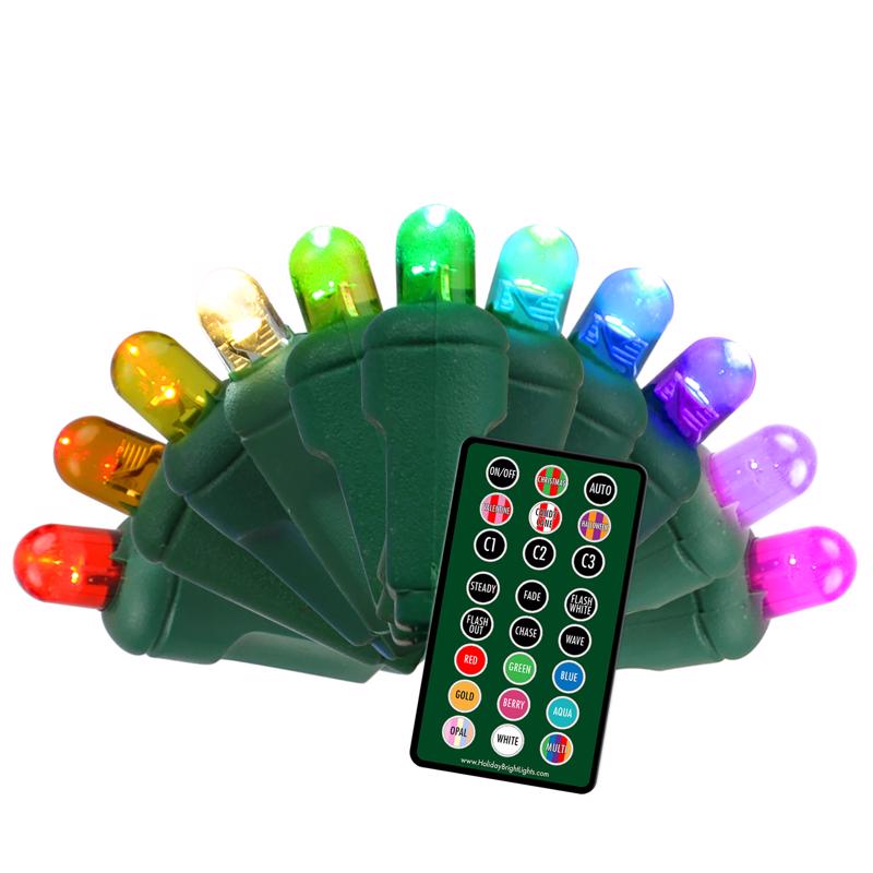 Celebrations RGBWWS5MMA Platinum LED Mini String Christmas Lights, Multicolored