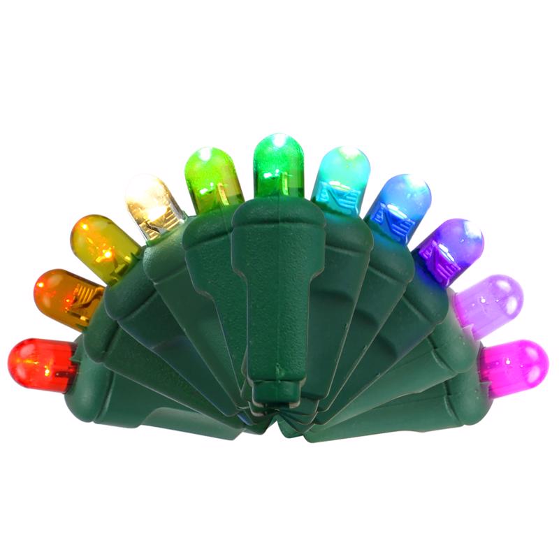 Celebrations RGBWWA5MMA Platinum LED Mini String Christmas Lights, Multicolored