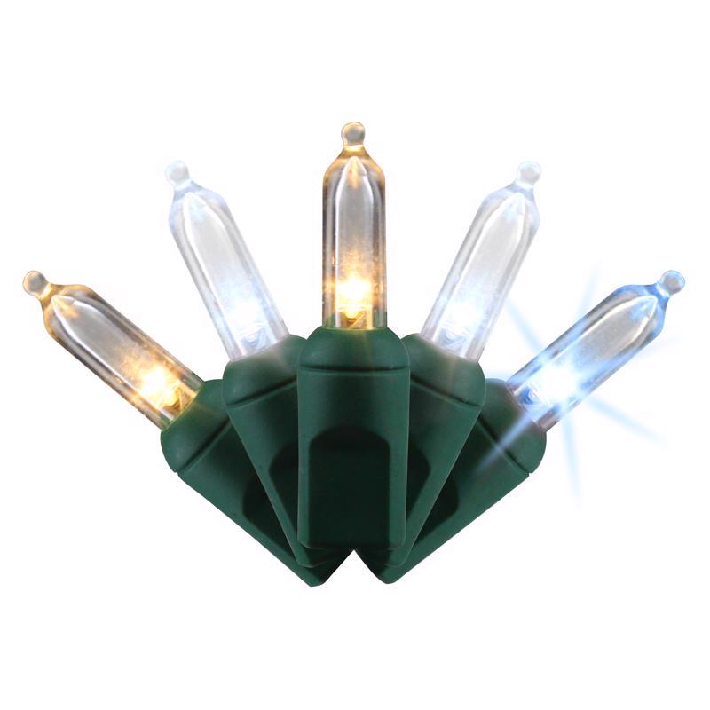 Celebrations T550CHSA Platinum LED String Christmas Lights, 25 Feet