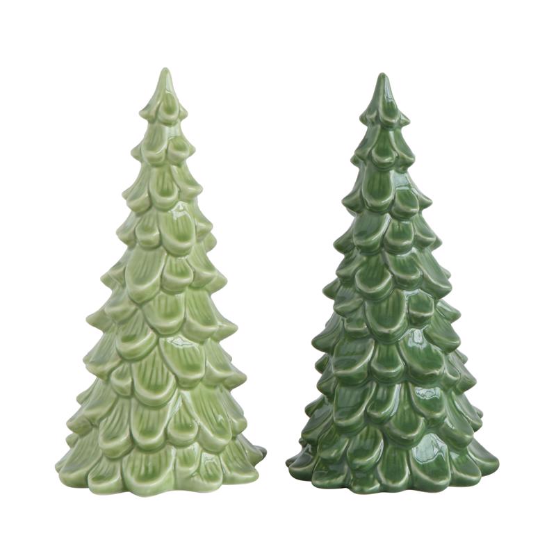 Creative Co-op XM2815A  Vintage Christmas Tabletop Tree Decor, 8 inches