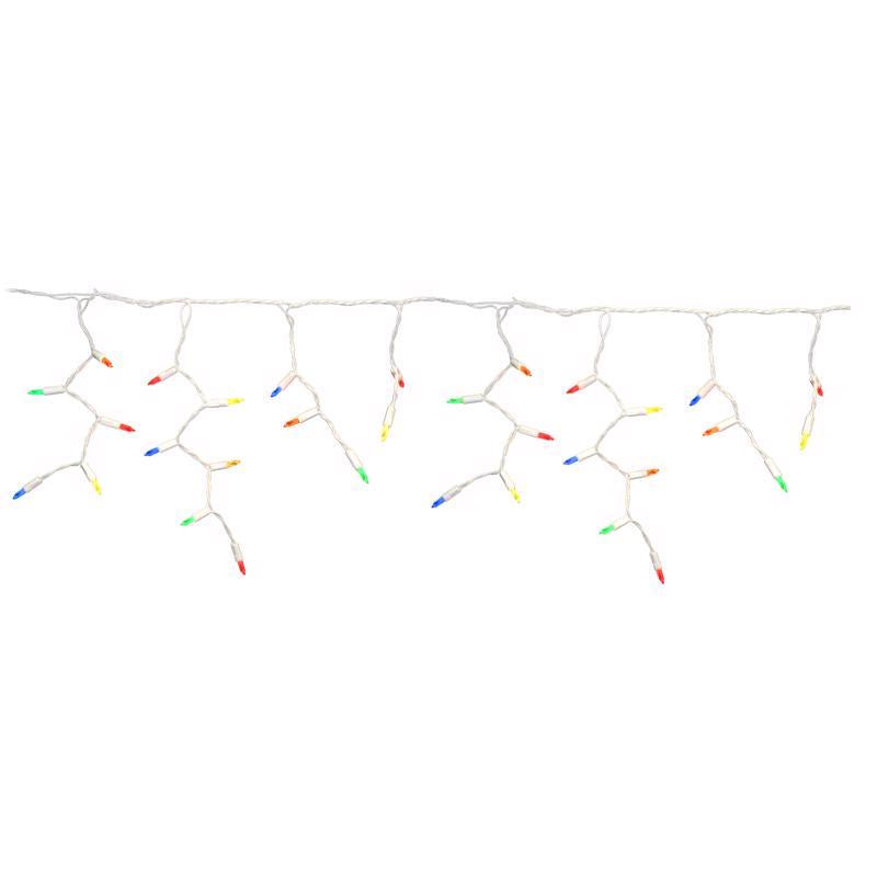 Celebrations ICT5RFSA Platinum LED T5 Icicle Christmas Lights, Multicolored