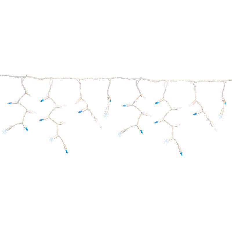 Celebrations ICT5FZSA Platinum LED T5 Icicle Christmas Lights, 100 Lights