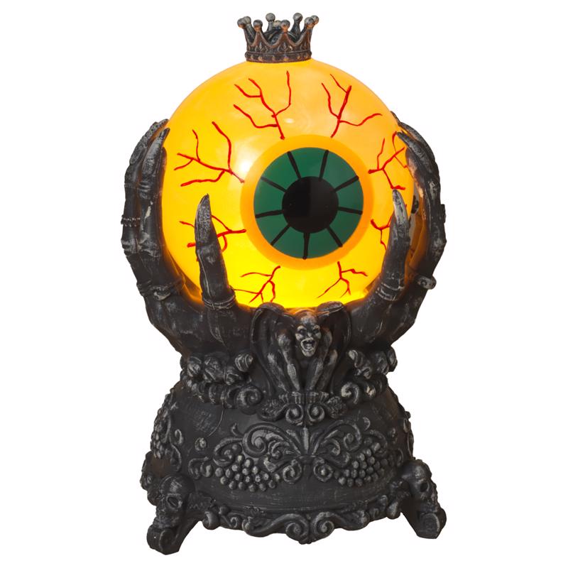 Gerson 2651150 Halloween Smokey Eye Water Globe, 9.4 Inch