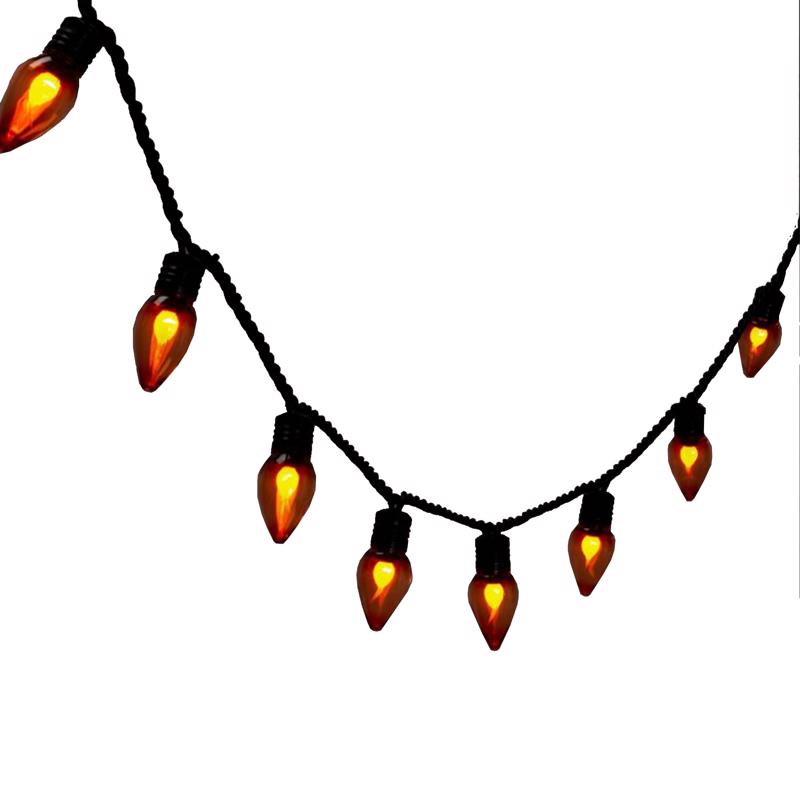 Celebrations FLM2048A LED Flicker Flame Halloween Lights, Orange