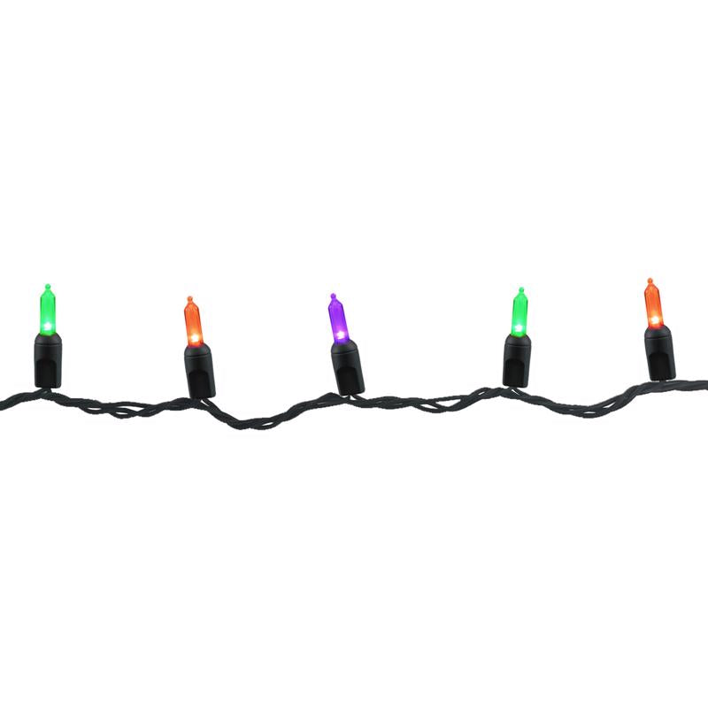 Celebrations T5100HWS3A LED Halloween Strobe String Lights, Multicolored