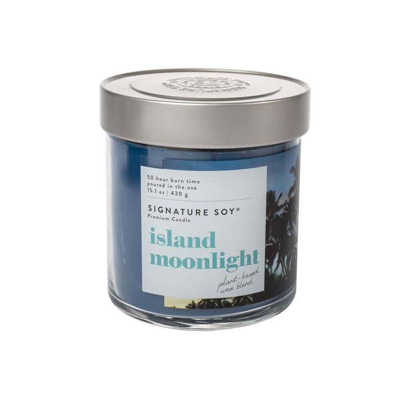 Signature Soy 16289008000 Candle, Island Moonlight Scent, 15.1 Ounce