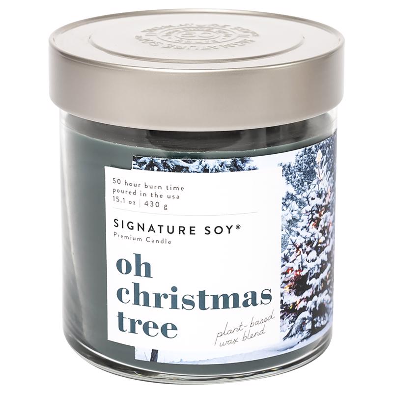 Signature Soy 16289117000 Candle, Oh Christmas Tree Scent, 15.1 Ounce