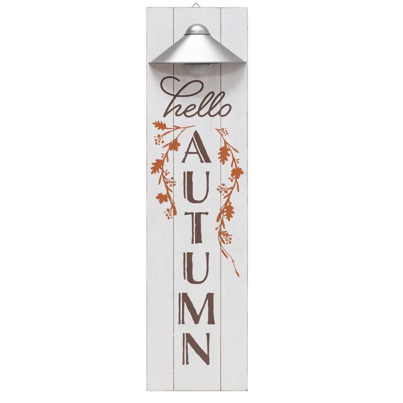 Dyno H3PD304AC Hello Autumn or Enter If You Dare Porch Leaner Sign, 48 Inch