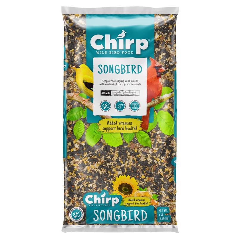 Chirp 14979 Songbird Wild Bird Food, 5 Lbs