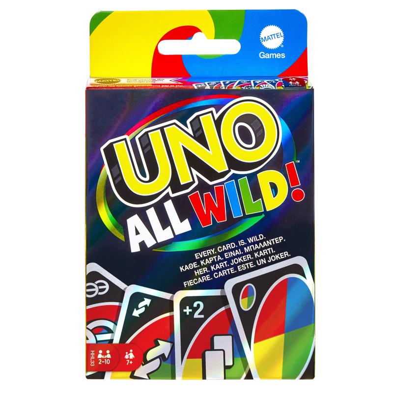 Mattel HHL33 Uno All Wild! Card Game, Multicolored