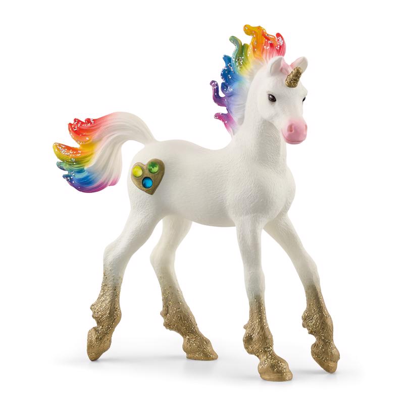 Schleich 70727 Bayala Rainbow Love Unicorn Foal, White