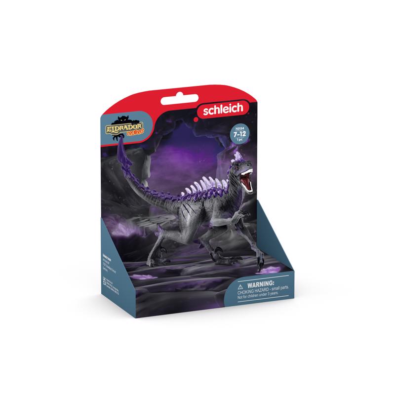 Schleich 70154 Eldrador Shadow Raptor Figurine, Black/Purple