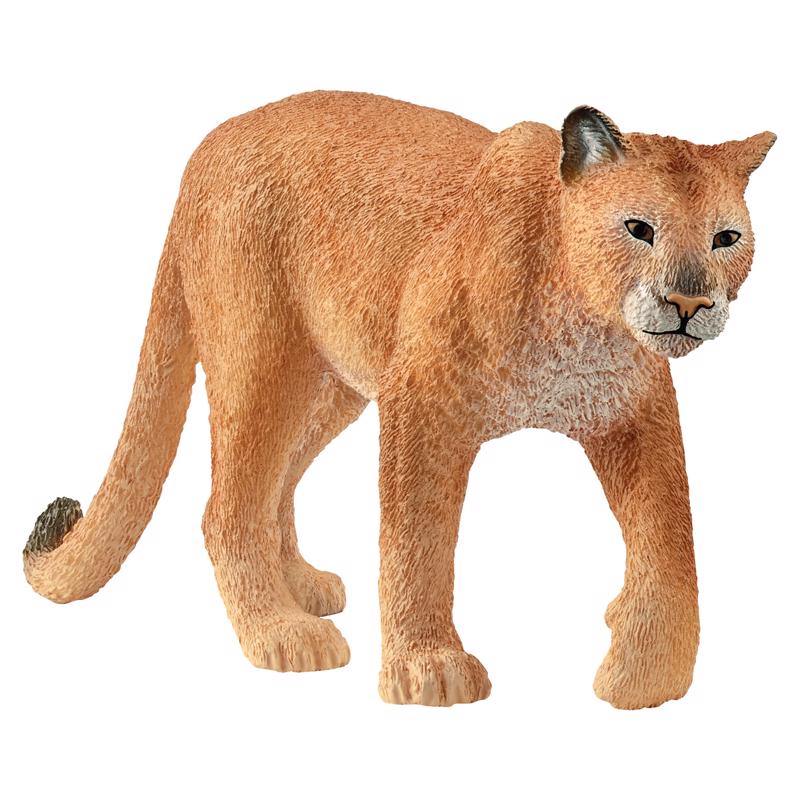 Schleich 14853 Cougar Figurine, Brown, 3+ yr