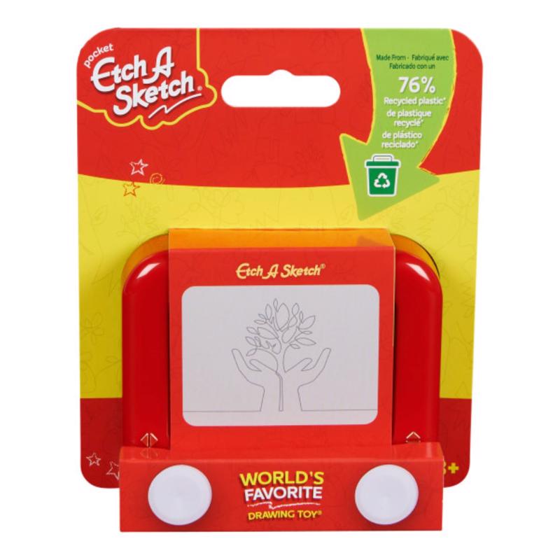 Etch A Sketch 6066730 Drawing Toy, Plastic, Red/White