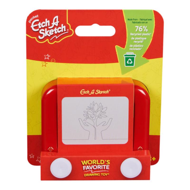 Etch A Sketch 6066730 Drawing Toy, Plastic, Red/White