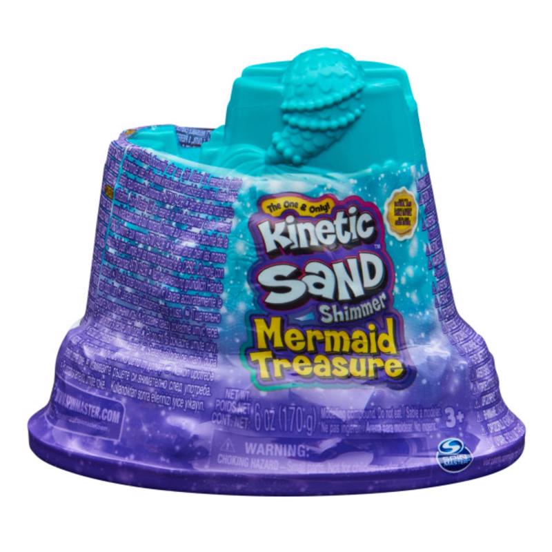 Kinetic Sand 6064334 Mermaid Treasure Sand Compound, Blue