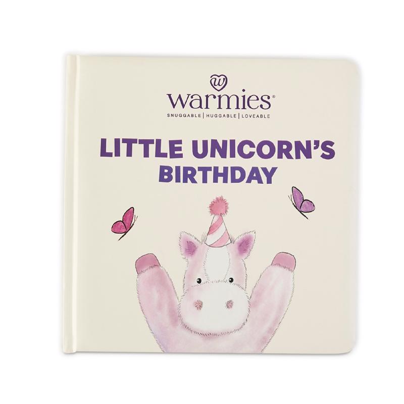 Warmies BK-UNI-US Little Unicorn's Birthday Board Book