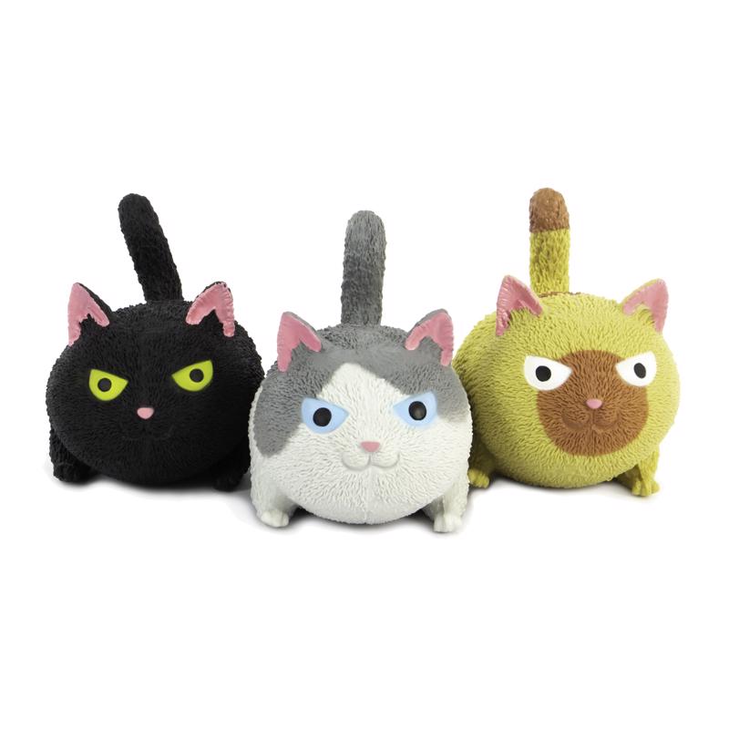 Keycraft NV46 Squidgy Cat, Assorted Color