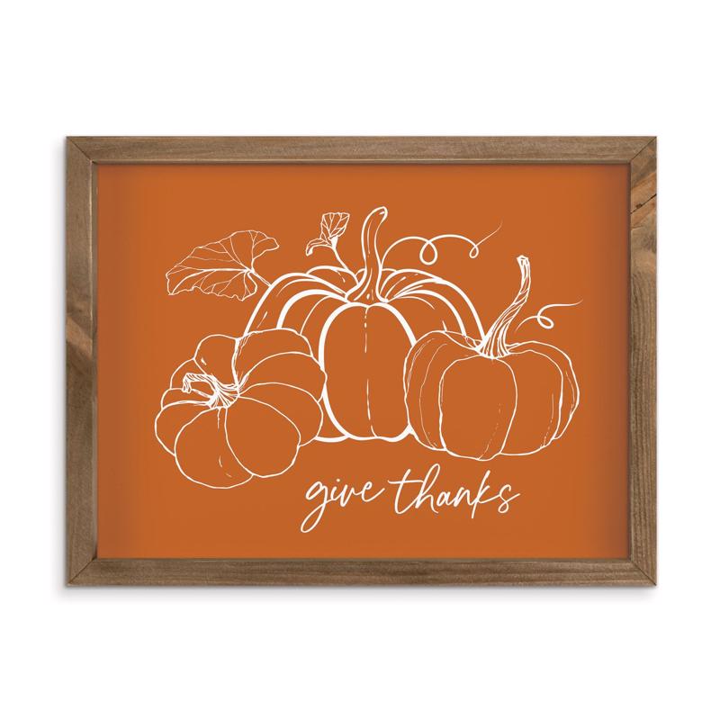 P Graham Dunn ACE-VFR0481 Give Thanks Wall Decor, 13 inches