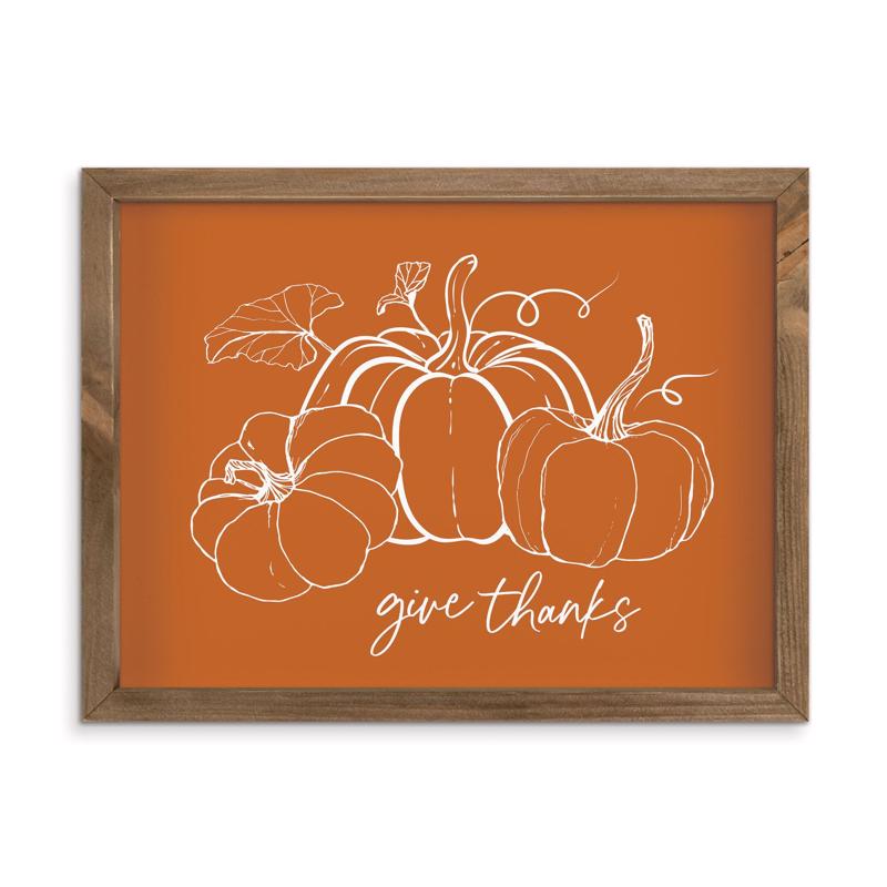 P Graham Dunn ACE-VFR0481 Give Thanks Wall Decor, 13 inches