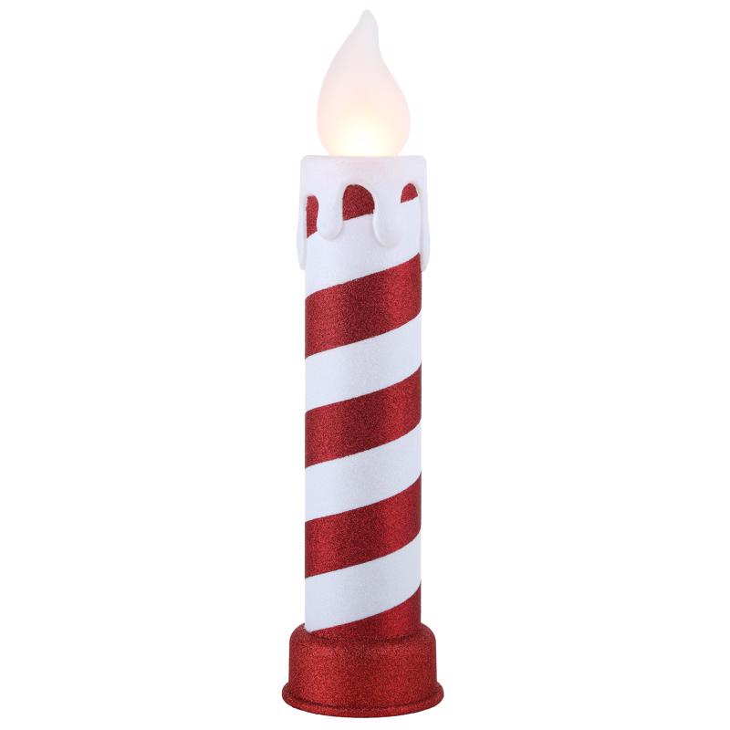 Mr. Christmas 62299AC Blow Mold Candle Yard Decor, 24 inches